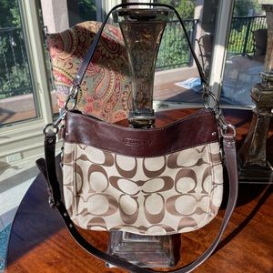 Coach F14708 Zoe Signature Convertible Bag